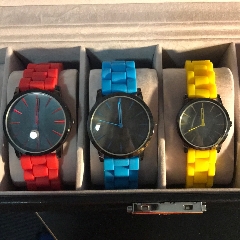 Three Geneva Unisex Watches